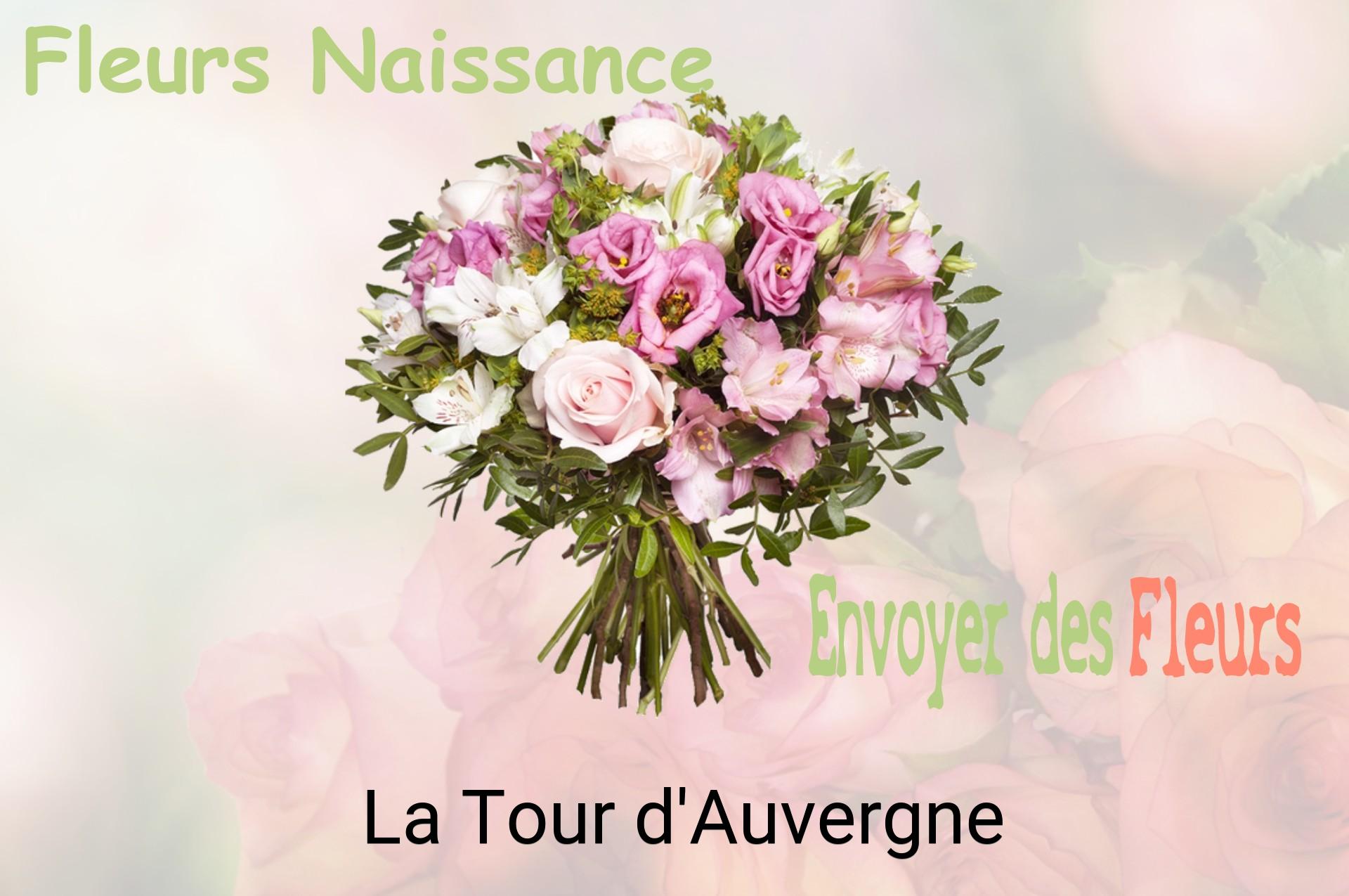 Bouquet de fleurs de naissance livré à La Tour-d'Auvergne